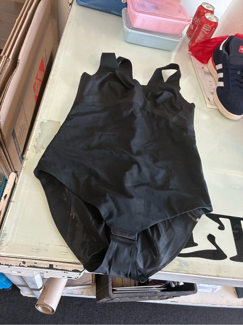 Women’s Honeylove LiftWear Tank Bodysuit New SZ SM NWT Black